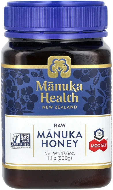 몸관리하세요 겨울입니다 Manuka Health 무가공 마누카 꿀 UMF 16+ MGO 573+ 500g(17.6oz) 특별관리진행, ManukaHealth무가공마누카꿀UMF16MGO573 - 쿠팡