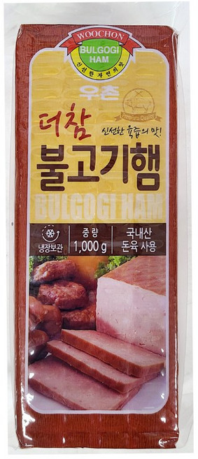 우촌 더참 불고기햄 1kg 김밥햄, 1개