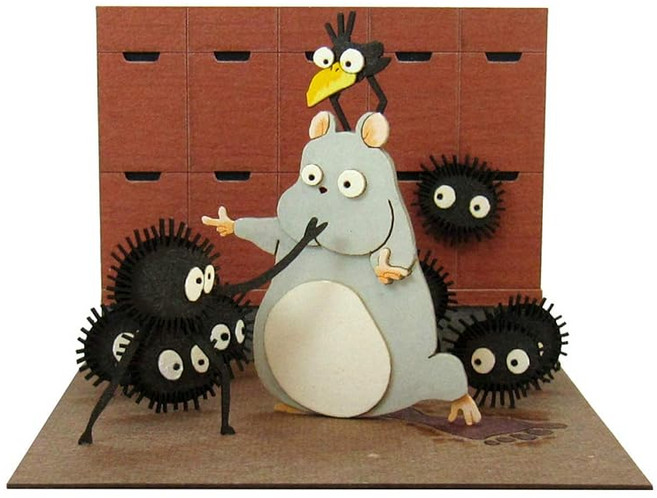 지브리 mini 센과 치히로의 행방불명 엔가초 페이퍼크래프트, 1개