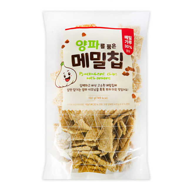 양파를 품은 메밀칩, 160g, 8개