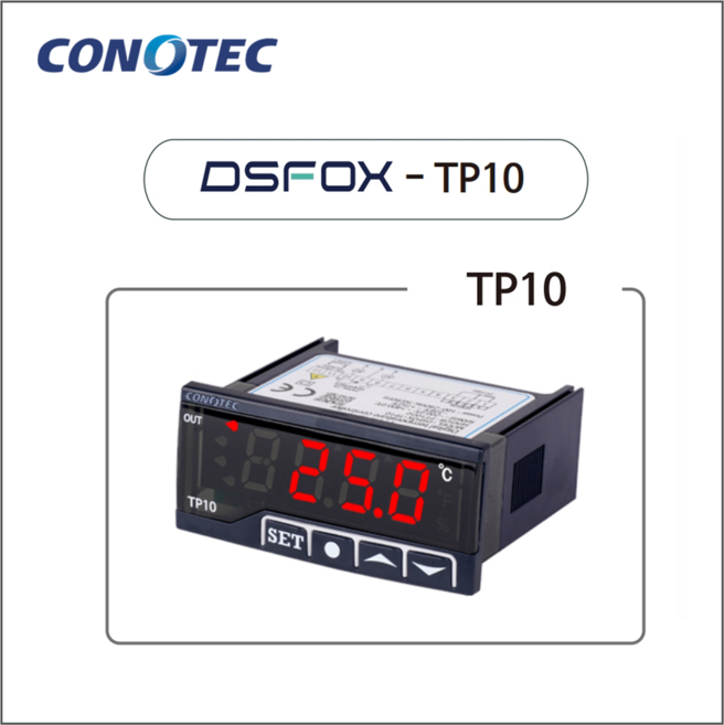 코노텍 DSFOX-TP10 디지털 냉난방 온도 조절기, 1개, DS FOX-TP10