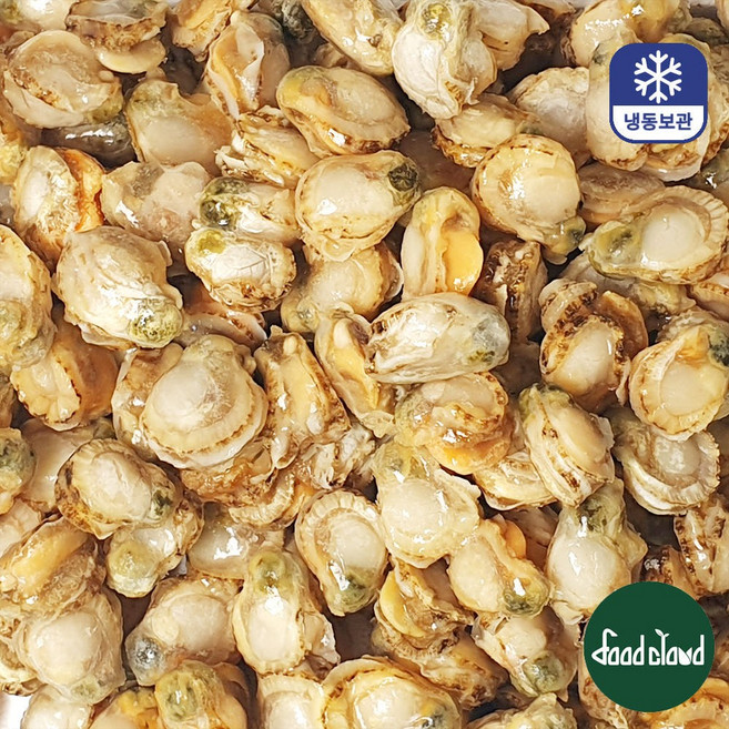 자숙 가리비살 소포장 10kg(1kgx10팩) 순살 가리비 냉동, 1개, 가리비살 10kg(1kgx10팩)