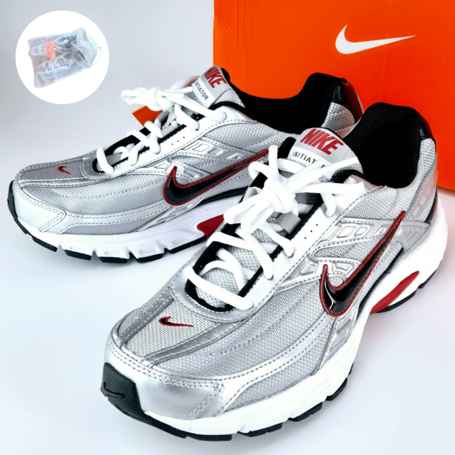 나이키 이니시에이터 메탈릭실버 남성화 운동화 러닝화 + GnarlMall 사은품 증정
