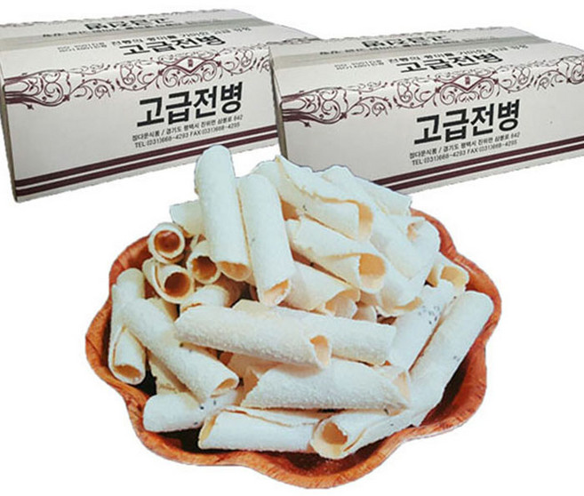 전통과자 옛날 백말이전병(생강) 600g+600g, 1세트