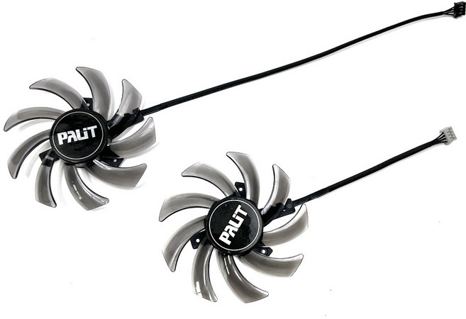 호환 GA91S2U FDC10H12S9-C Palit GTX 1660 슈퍼 GPU 팬 PALIT RTX 2070 2060 듀얼 Ti 비디오 카드 냉각 팬, [04] Fan-A, 04 FanA