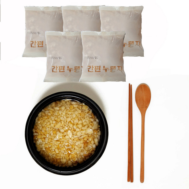 국산쌀로 만든 찹쌀 누룽지 개별포장, 60g, 40개
