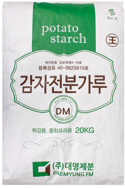 대명제분 감자전분가루20kg, 1개, 20kg