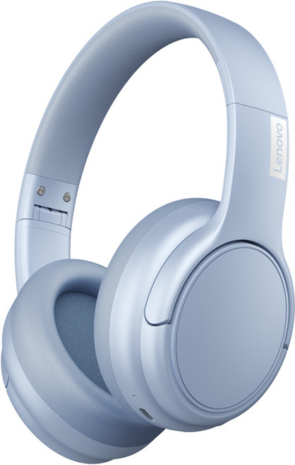 레노버 TH20 게이밍 무선 블루투스 5.3 접이식 스포츠 헤드폰, Blue, TH20 Blue