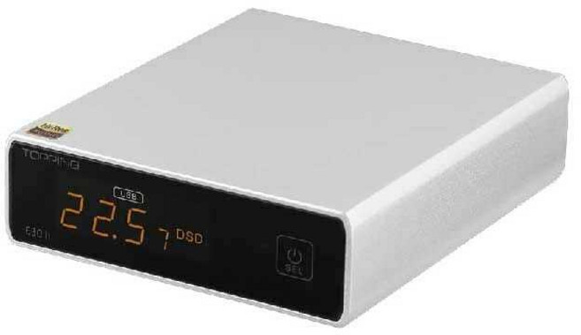 TOPPING 拓品 E30 II 桌面型 DAC 音效卡 聲卡 發燒 HIFI, 單主機銀色,升級版E50+L50套裝