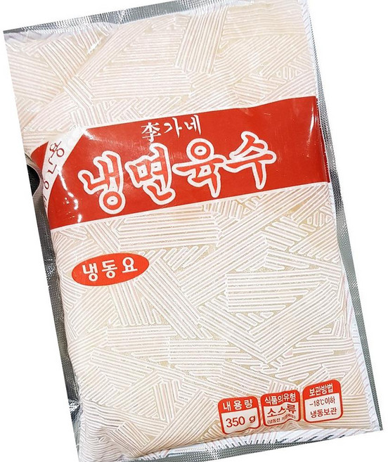 이가네 칡 냉면 육수 350g 30입 국물 시원 여름, 1개