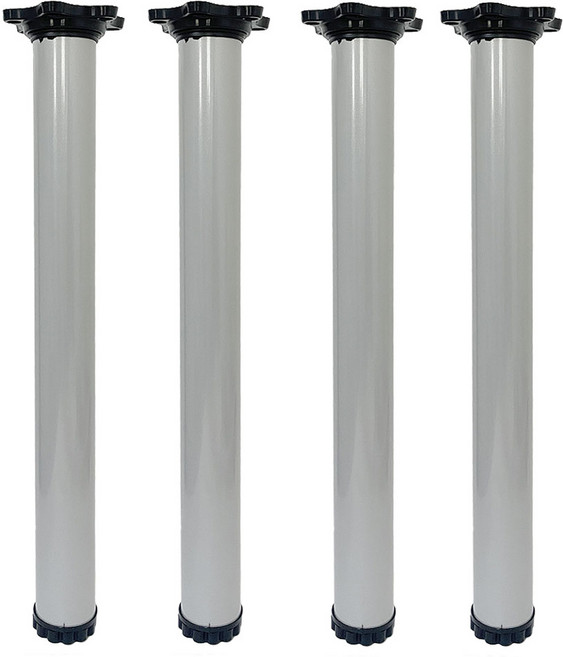 리폼플러스 식탁다리 700mm 테이블다리 책상다리, 그레이, 4개