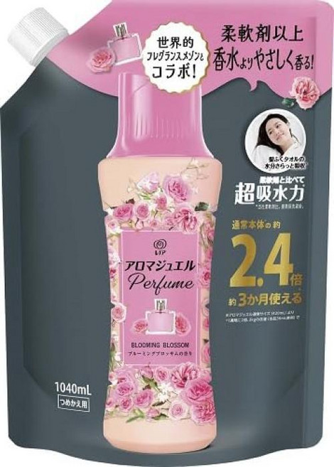 레노아 아로마 쥬얼 블루밍 블로섬의 향기 리필용 특대 사이즈 1040mL, 1.04L, 1개