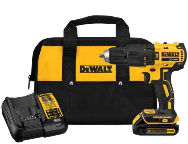 DEWALT 없음 Dewalt DCD778C1 20V MAX 컴팩트 BRSHLS 해머 드릴, 1개