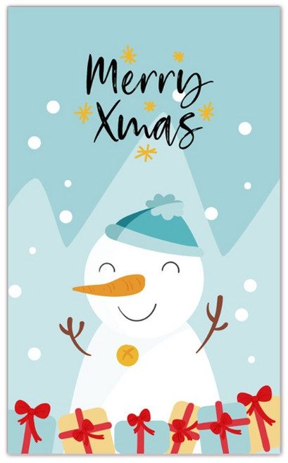 50x 크리스마스 카드 감사 카드 XMAS 요소 카드 귀여운 북마크 태그 종이 레이블 비즈니스 휴가 카드 파티 호의, A5
