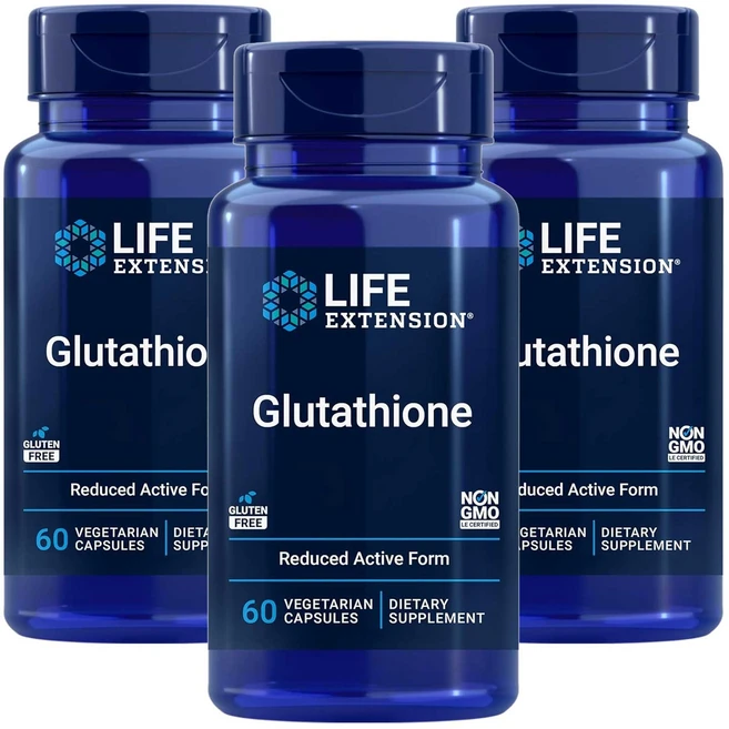라이프익스텐션 글루타티온 베지테리언 캡슐, 3개, 60정 - 쿠팡