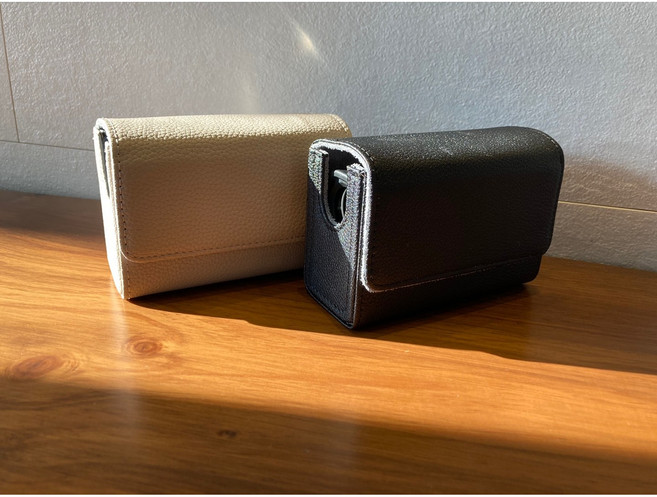 내일은버디 거리측정기 케이스, 크림, XXS-세로형-클립형