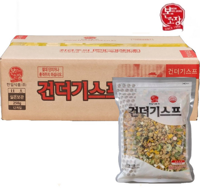 한일 본고장 건더기스프 250g(12입) 우동 건더기스프/ 후레이크, 250g, 12개