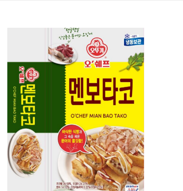 오쉐프 멘보타코 멘보샤 타코야끼 오뚜기, 1개, 912g