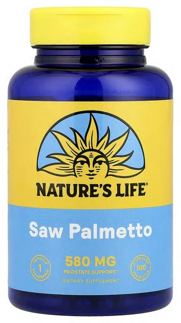 Nature's Life 쏘팔메토 580mg 캡슐 100정 NLI-00685, 1개 - 쿠팡