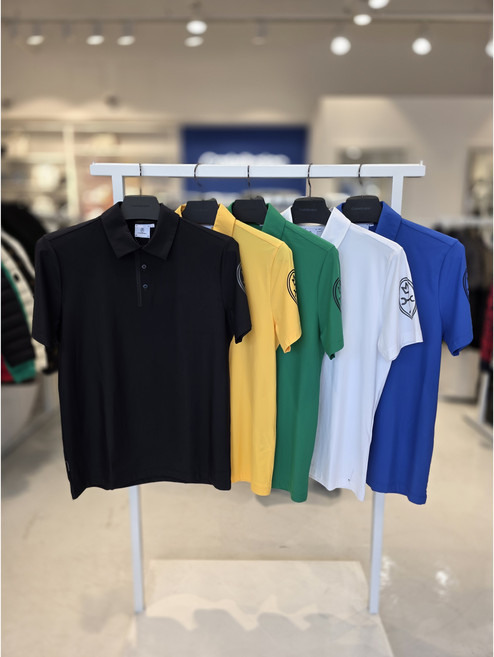 까스텔바작 베이직 반팔 로고포인트 카라티셔츠 남성티셔츠 로고티셔츠 골프웨어 골프복 골프 여름 SS25 BGEMTS201