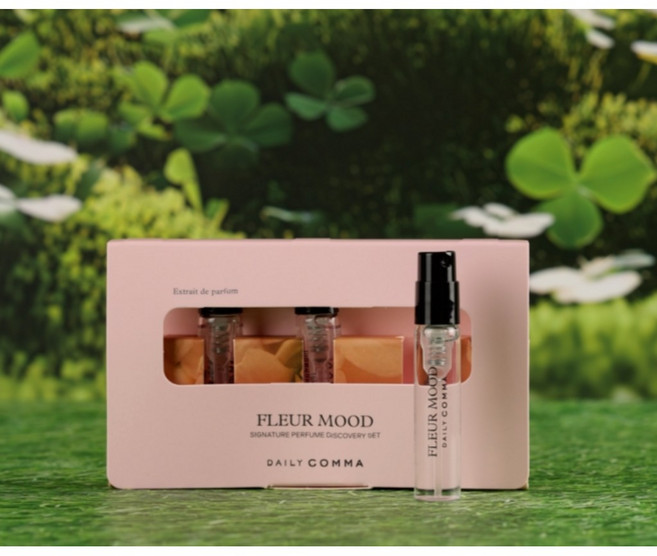데일리콤마 시그니처퍼퓸 플레르무드 3.3ml, 2세트
