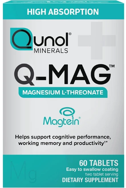 Qunol 트레온산 마그네슘 마그테인 60정 - 쿠팡