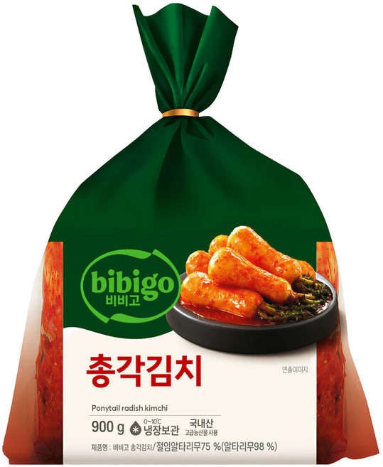 비비고 총각김치 900g x4개, 4개