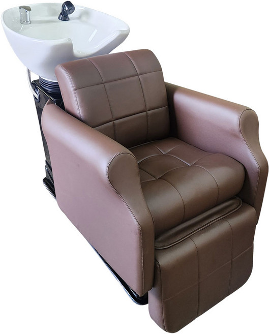 예로닉 반자동3단수동 밴드 샴푸대 편안한 머리감는의자 미용실샴푸대 미용기자제 스파샴푸도기 샴푸의자 예원 YWA-532, 블랙 도기, 1개, 블랙