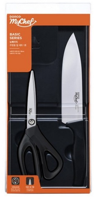 도루코 마이셰프 뉴베이직 주방용칼 세트 1호, 1세트, 셰프식도 180mm + 가위100A