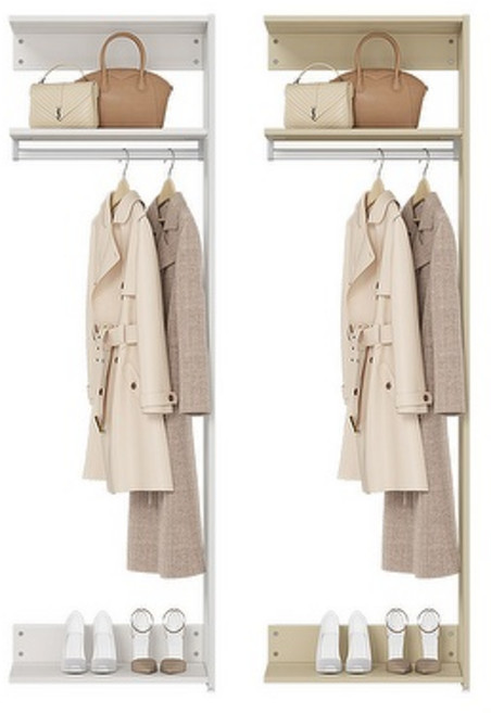 한샘 스테이 드레스룸 62cm 긴옷행거형_연결형, B형 : 베이지(B)