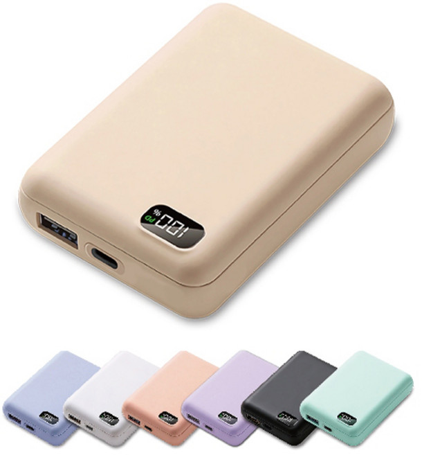 宏晉 快充行動電源 20W 10000毫安培 數字顯示, 快充版, 黑色, HJ-MINI PRO