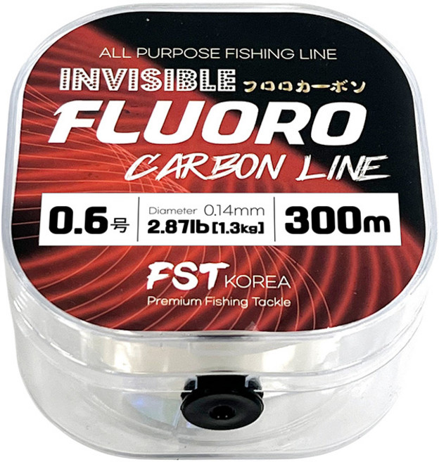 쇼크리더 카본라인 카본 줄 바다 낚시 목줄, 0.6호 [2.87lb/300m], 1개