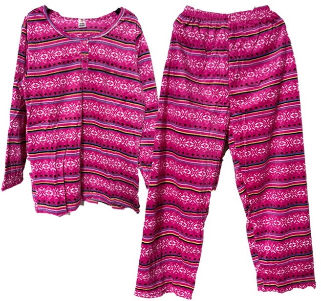 1+1 초극세사 홈웨어 여성용 수면잠옷 상하의 세트