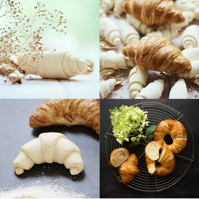 지티식품 냉동 미니 크로와상 생지 와플 크로플 빵 크루와상 크루아상 에어프라이어 대용량, 36개