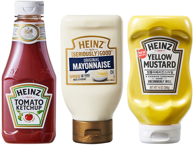 하인즈 케찹+마요네즈+머스타드, 396g, 1개