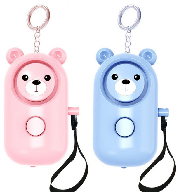 아르바니 SET1+1 가디 호신용 싸이렌 경보기 2color 위급 응급 해외여행 아동 여성 휴대용, 블루 SET1＋1