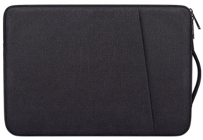구즈파크 맥북 삼성 이온 엘지 그램 노트북 파우치 가방 13 15 15.6, 블랙, 1개