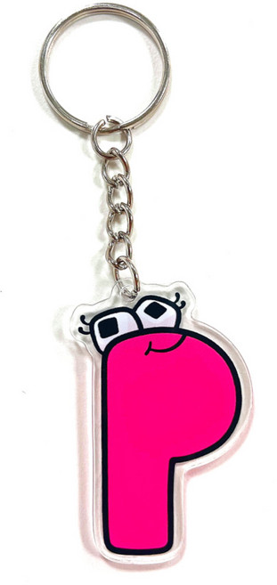 로앤제이 로블록스 알파벳 로어 Alphabet Lore 아크릴 키링, 1개, 16.P키링