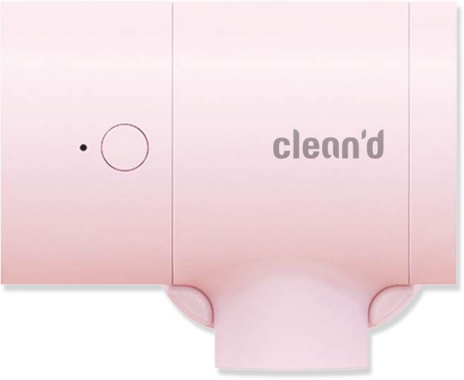 클린디 가정용 무선 여행용 UV 살균 바람 건조 티드라이어 휴대용 무선 칫솔살균기 CL-401, 핑크