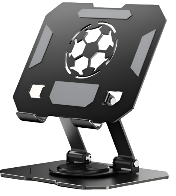 굿디아 탁상용 360도 회전 접이식 태블릿 거치대, 1개, 블랙