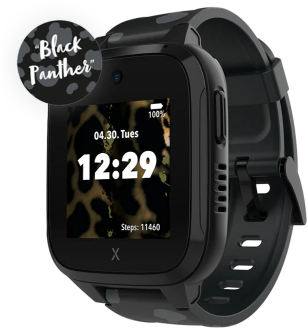 키즈워치폰 엑스플로라 XGO3 위치추적 키즈폰 4G USIM Smart Watch Phone, 블랙, 3.302cm, GPS+Cellular