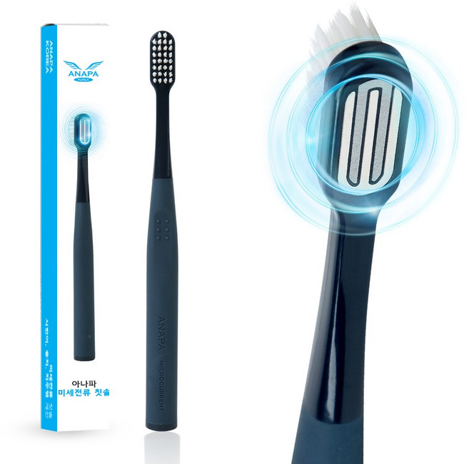 아나파 미세전류 칫솔, 1개입, 2개