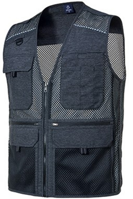 지벤 ZB-V1923 ZB1923 근무복 조끼 /봄 여름조끼/가슴포켓/작업복 조끼