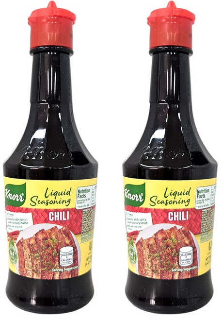 크노르 리퀴드 시즈닝 칠리 Knorr Liquid Seasoning Chili, 2개, 130ml