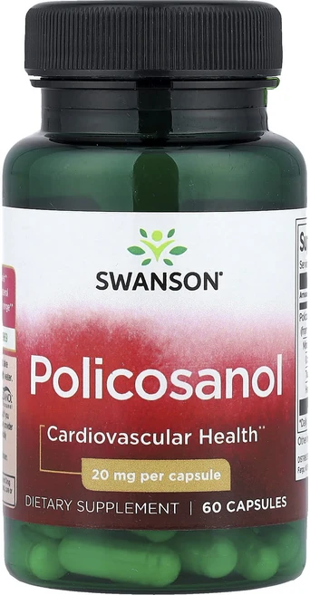 Swanson 폴리코사놀 20mg 캡슐 60정, 1개 - 쿠팡