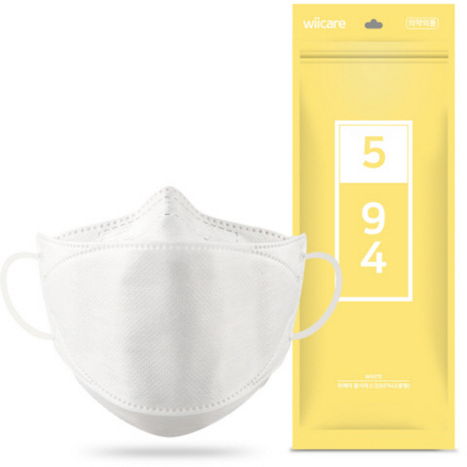 황사엔 위케어 KF94마스크 중형 30매 황사 미세먼지 철벽방어, 6개