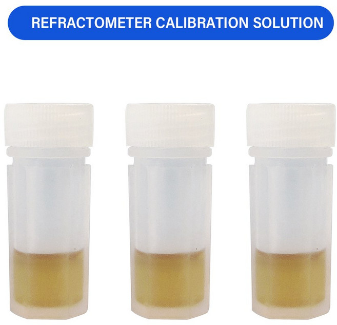 포함 Yieryi 보정 꿀 ATC 10 측정기 휴대용 30 굴절계 액체 수분 농도, 3 Calibration Liquid, 1개