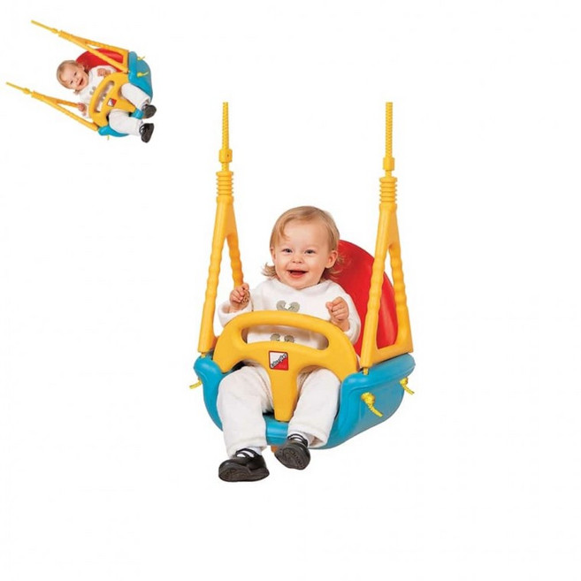 쿠쿠토이즈 3+그네 그네봉포함 실내그네 아기스포츠 아기신체놀이 방문그네, 1개, 상세페이지 참조