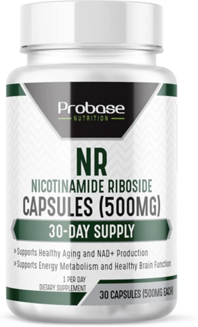 Probase Nutrition NMN 얼터네이티브 NR 500mg 30캡슐 NAD+, 1개, 30정 - 쿠팡