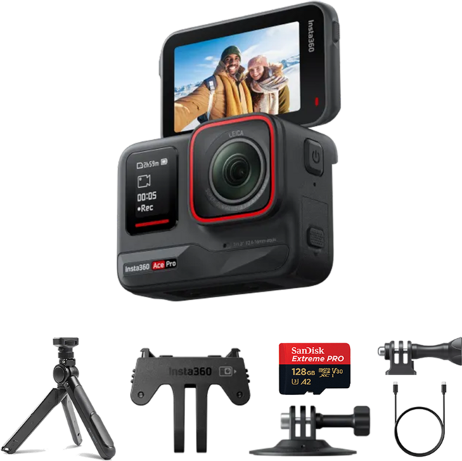 인스타360 Ace Pro 에이스 프로 맨티스팟 번들 액션캠, 혼합색상